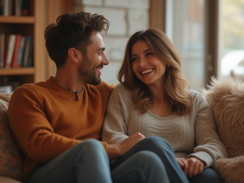 Casal conversando de forma aberta e respeitosa